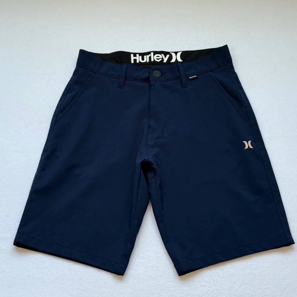 Hurley Blue Hybrid Shorts Quick-Dry Versatile/ board shorts / chino size 28